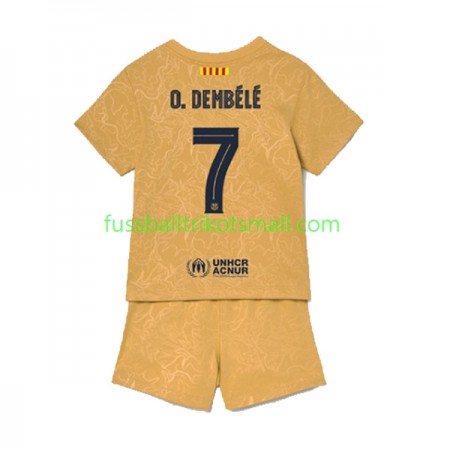 Fußballtrikots FC Barcelona Ousmane Dembele 7 Kinder 2022-2023 Kurzarm Auswärts-trikot kaufen